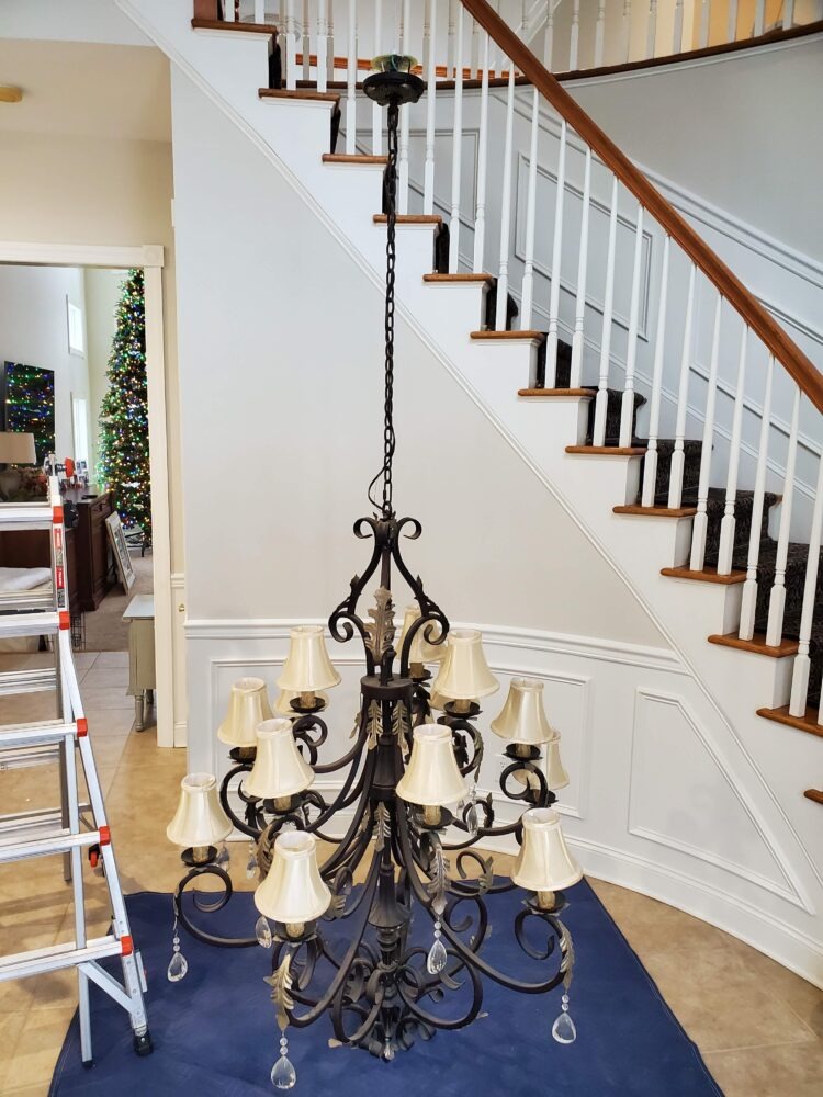 Chandelier-Assembly-Lift-Ampd-Up-Electrical-Randolph-NJ