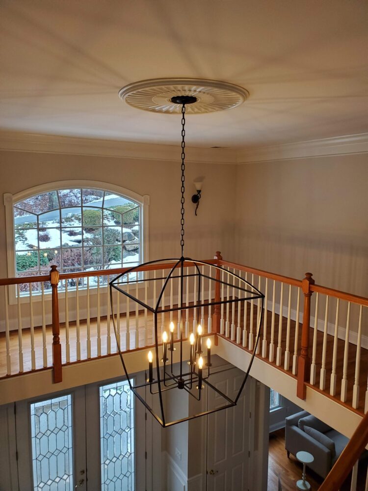 Chandelier-Assembled-Lift-Ampd-Up-Electrical-Randolph-NJ